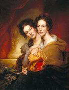 The Sisters (Eleanor and Rosalba Peale) Rembrandt